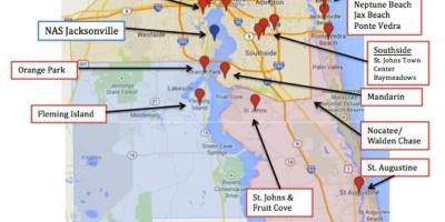 Mapa de mayport, FL