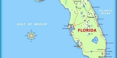Florida რუკა Jacksonville