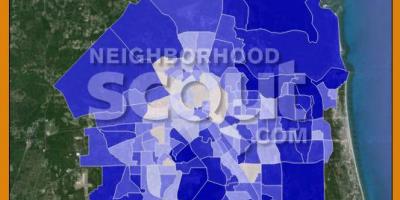 Рівень злочинності карті Джексонвіллі