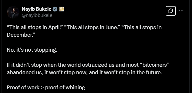 El Salvador Defies IMF! Reaffirms Support for Bitcoin, No Plans to Stop Buying!