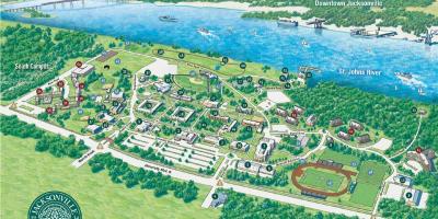 جیکسن اسٹیٹ یونیورسٹی کا نقشہ